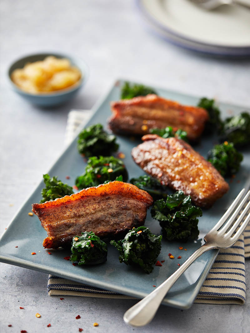 Pork Belly with Kalettes